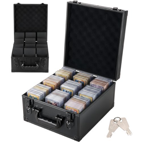 VEVOR Graded Card Case 3 Row 150 PSA Slab Storage Box with Secure