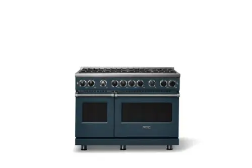 Front. Viking - 48"W. 7.3 Cu. Ft. Freestanding Sealed 8 Burner Gas Range - Squall - Squall.
