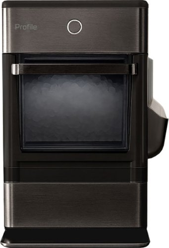 GE Profile - Opal Nugget Ice Maker with Side Tank and Rapid Ice Production - Black Stainless Steel