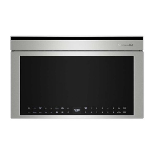 KitchenAid - Built-In More-in-One Convection Microwave Oven - Stainless Steel-Front_Standard 