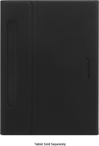 SaharaCase Navigation Series Keyboard Case with Track Pad for Samsung Galaxy Tab S10 FE+ - Black INTERNATIONAL SHIPPING