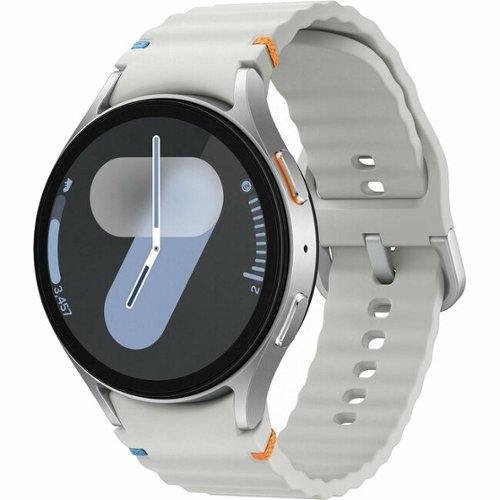  Samsung - Galaxy Watch7 44mm, Silver, LTE - 44.4 mm - 44.4 mm - Heart Rate Monitor - Camera - Heart Rate, Sleep Quality, S - Silver - (2025.0)