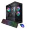 iBUYPOWER - Y40 Gaming Desktop PC - Intel Core i7 14700KF - NVIDIA GeForce RTX 4070 Super 12GB - 32GB DDR5 RAM - 2TB NVMe - Black-Front_Standard