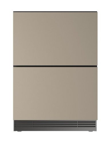 U-Line - 24"W. 5.1 Cu.Ft. Built-In Panel Ready Refrigerated Drawers - Custom Panel Ready