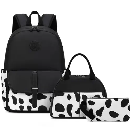 Cow Print Black