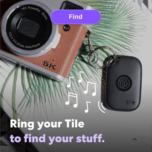 Tile by Life360 Life360 Tile Pro Powerful Bluetooth Tracker, Key Finder and Item Locator. iOS & Android Compatible. 1-Pack - Black GLOBAL SHIPPING