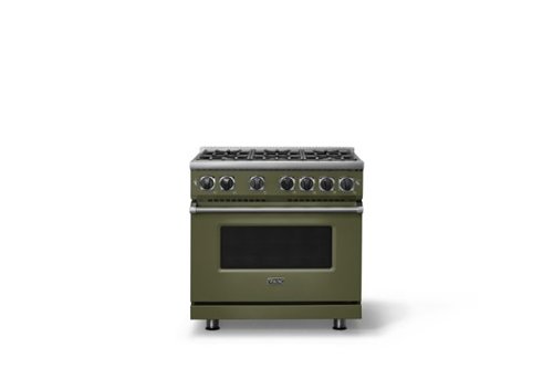 Viking - Pro 7 Series 5.6 Cu. Ft. Freestanding Sealed 4 Burner Gas Convection Range - Martini - Martini-Front_Standard 