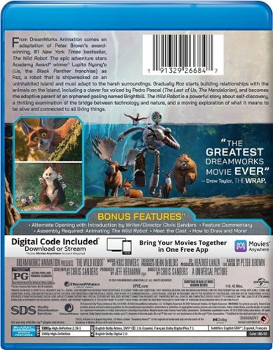The Wild Robot Collector's Edition Blu ray + Digital [Blu ray
