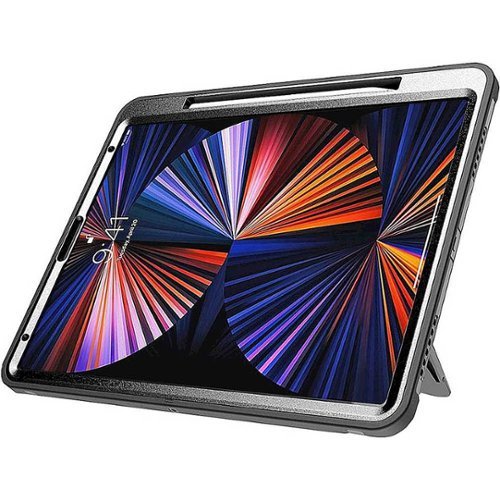 SaharaCase PROTECTION Hand Strap Series Case for Apple iPad Pro 12.9 (4th, 5th, and 6th Gen 2020-2022) - Black WORLDWIDE DELIVERY