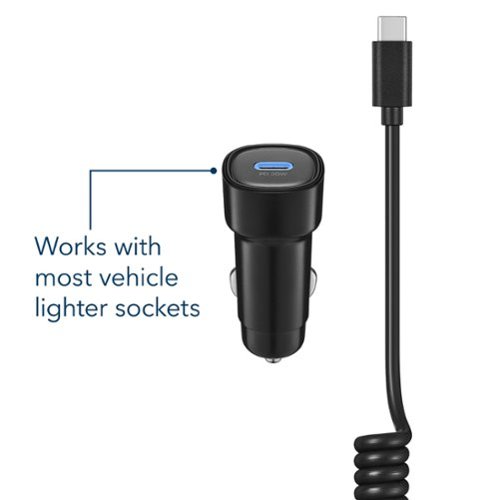 Insignia™ 30W 4 ft. Car Charger Kit for Smartphones, Tablets and More - Black GLOBAL SHIPPING
