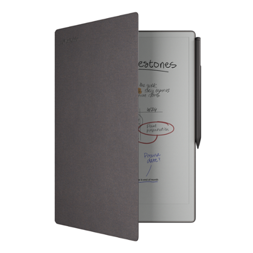reMarkable Paper Pro - 11.8" Paper Tablet with Marker Plus and Book Folio in Mosaic Weave - Basalt