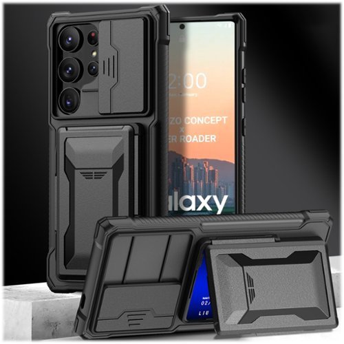 SaharaCase ArmorElite Wallet Case for Samsung Galaxy S24 Ultra - Scorpion Black BUY IN EUROPE