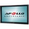 Apollo Enclosures - Outdoor Partial Sun TV Enclosure for 80" to 86" slimline TVs - Black-Left_Standard
