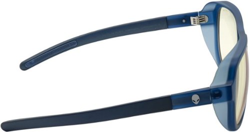 GUNNAR Alienware Roswell Computer Glasses with Blue Light Reduction, Amber Lenses - Conspiracy Blue WORLDWIDE DELIVERY