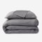 SHEEX - Sleep Tech - Duvet Cover & Shams - King - Graphite-Front_Standard
