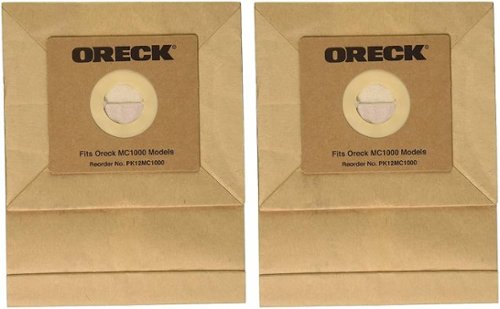Oreck - 72 Pack Vacuum Bags Part #PK12MC1000-Front_Standard 