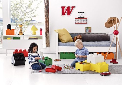 Room Copenhagen LEGO Storage Brick Drawer 8 - Dark Green GLOBAL SHIPPING