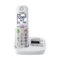 Panasonic - Easy-to-Use Cordless Phone with Flashlight and Quick-Touch Dialing - KX-TGU4 Series - White-Front_Standard
