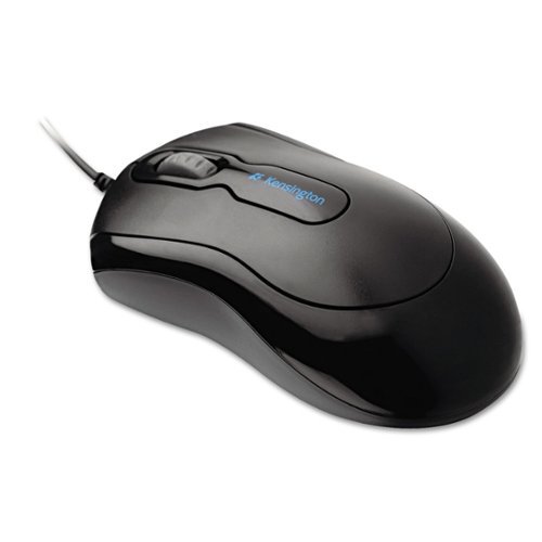 Kensington - K72356US USB 2.0 Left/Right Hand Use Mouse-In-A-Box Optical Mouse - Wired - Black-Front_Standard 