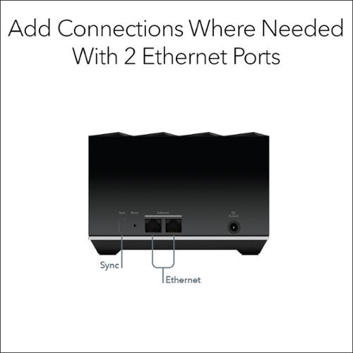 NETGEAR Nighthawk AX3600 Tri-Band Mesh Wi-Fi 6 Satellite - Black WHERE TO BUY