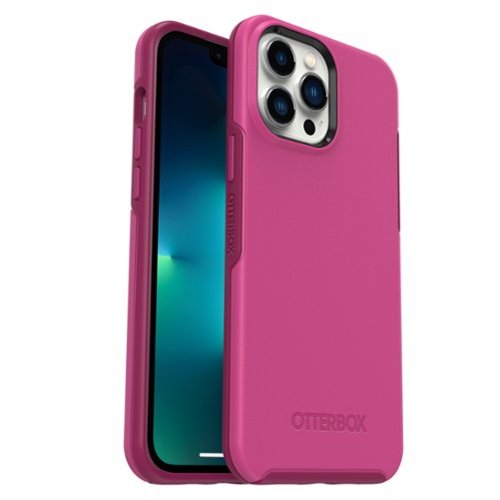 OtterBox - Symmetry Antimicrobial Case for Apple iPhone 13 Pro Max / 12 Pro Max - Renaissance Pink-Front_Standard 