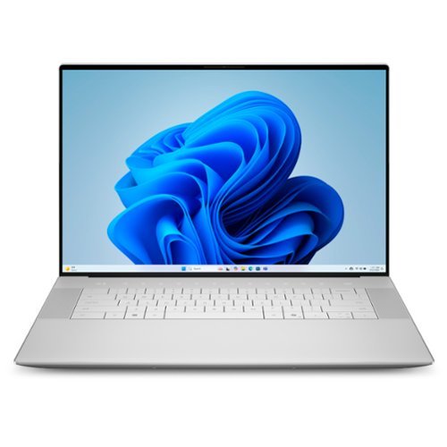 Dell - Premium 16.3" 4K OLED Touchscreen Laptop - Intel Core Ultra 7 255H - 32GB Memory - NVIDIA GeForce RTX 5050 - 1TB Storage - Platinum-Front_Standard 