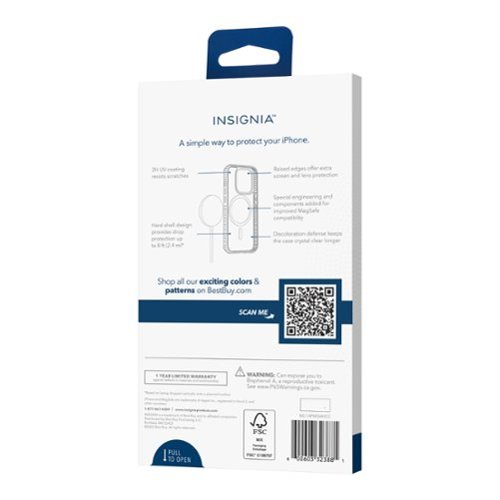 Insignia™ Hard-Shell Case with MagSafe for iPhone 14 Pro Max - Clear BUY ONLINE
