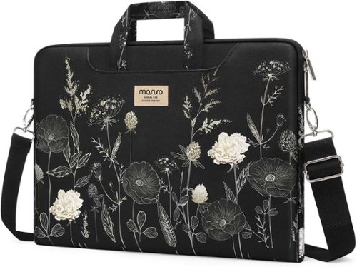 Vulpecula Spade - Laptop Bag for Women, 15.6 inch Computer Bag Compatible with MacBook - ‎Retro Flower-Front_Standard 