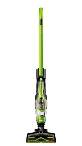 BISSELL - ReadyClean Cordless XRT 14.4V Stick Vacuum - Black / Green-Front_Standard 