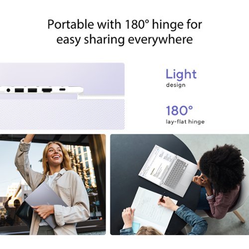 ASUS CX34 14 FHD Chromebook Plus Laptop with Google AI - Intel Core i3 with 8GB Memory - 256 GB SSD - Pearl White WORLDWIDE DELIVERY