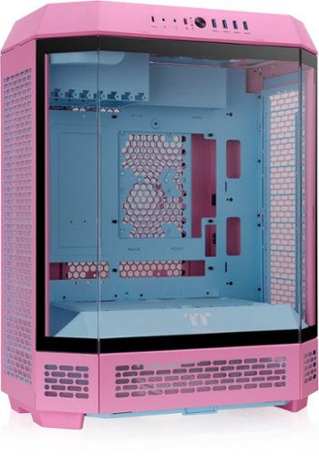 Thermaltake - The Tower 600 Mid Tower ATX PC Case - Bubble Pink