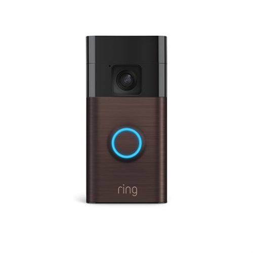 Ring - Battery Doorbell Smart Wifi Video Doorbell - Battery-Powered with Head-to-Toe Video, Live View, and Two-Way Talk - Venetian Bronze