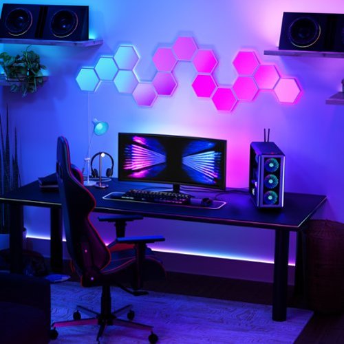 Cync Dynamic Effects Smart Hexagon Panel Light Extension Pack (5 Pack) - Color Changing - Full Color SHOP ONLINE