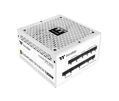 Thermaltake - GF3 1200W  80+ Gold PCIe Gen 5 ATX 3.0 Fully Modular Power Supply - Snow