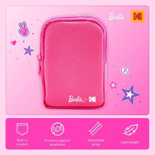 Kodak Printomatic Instant Print Camera + Case, Photo Album, Zink Paper & More - Bundle - Light Pink GLOBAL SHIPPING