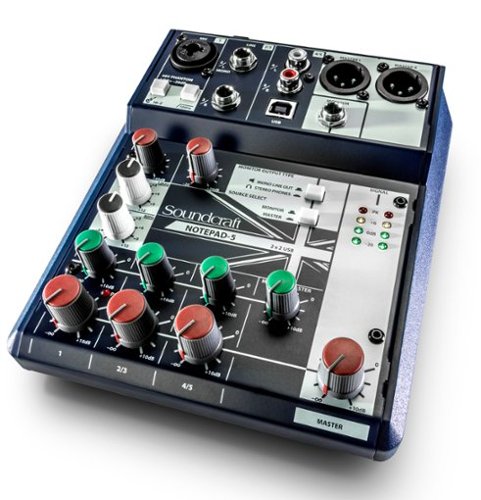 Soundcraft Notepad-5 - Blue HOW TO BUY
