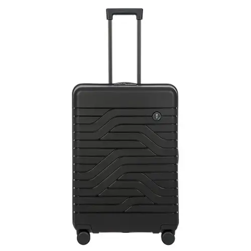 Front. Bric's - Bric's B|Y Ulisse 28" Expandable Spinner, Black - Black.
