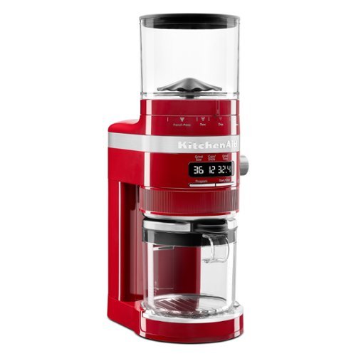 KitchenAid - Burr Coffee Grinder - Empire Red-Front_Standard 