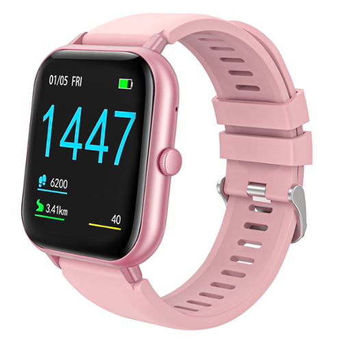 VILINICE - mart Watch for Women Men, Smartwatch Compatible with Android and iPhone, IP68 Waterproof, Fitness Tracker, 100+ Sport Mo - Pink - (2025)-Front_Standard 