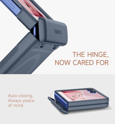 SURITCH Slim Magnet Case for Samsung Galaxy Z Flip 8 with Hinge