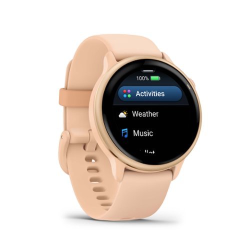 Garmin vívoactive 6 GPS Smartwatch 42 mm Fiber-reinforced polymer - Metallic Pink Dawn with Pink Dawn Band WHERE TO BUY