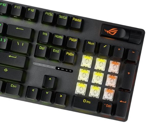 ASUS ROG Strix Scope II X Full-size Wireless Mechanical RGB Gaming Keyboard with Hot-Swappable ROG NX Snow Switches - Black BUY IN MIDDLE EAST