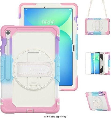SaharaCase Raider Series Heavy Duty Case with Hand Strap for Samsung Galaxy Tab S10 FE+ - Sunset Sorbet BUY IN EUROPE