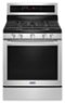 Maytag - 5.8 Cu. Ft. Self-Cleaning Freestanding Fingerprint Resistant Gas Convection Range - Stainless Steel-Front_Standard