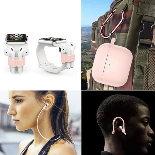 SaharaCase Silicone Accessories Kit for Apple AirPods 3 (3rd Generation) - Pink SHOP ONLINE