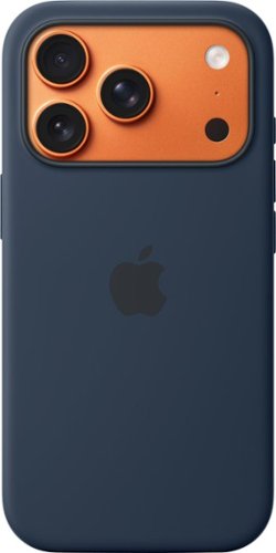 Apple - iPhone 17 Pro Silicone Case with MagSafe - Midnight