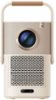 Yaber - T2 Plus Portable Projector, 350 ISO, JBL Dolby Audio Native 1080P Auto Focus & Keystone WiFi 6 Bluetooth - Cream-Front_Standard