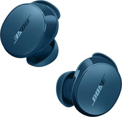 Bose - QuietComfort True Wireless Noise Cancelling In-Ear Earbuds - Twilight Blue-Front_Standard 