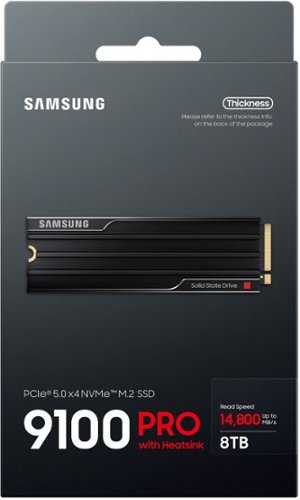 Samsung SSD 9100 PRO with Heatsink 8TB Internal SSD, PCIe 5.0x4 M.2 BUY IN EUROPE