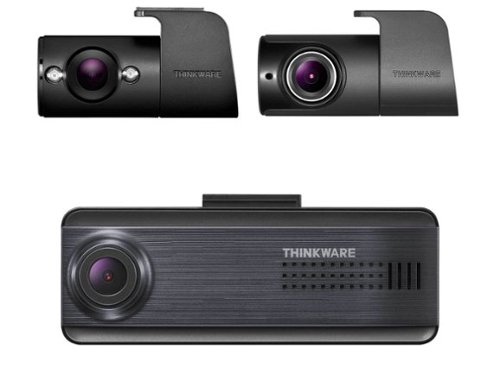 THINKWARE - Q200 2K Front & 1080p Rear + Interior Infrared Cabin Camera Dash Cam Bundle with GPS and Wi-Fi - Dark Blue